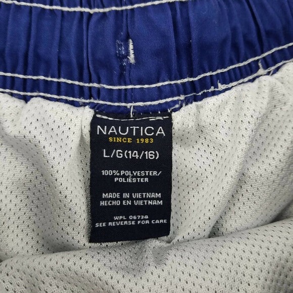 Nautica Vibrant Multi-Color Board Swim Shorts Boys Large (14-16) Trunks - Picture 2 of 8